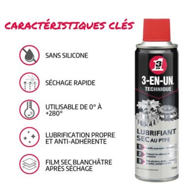 Graisse Blanche au Lithium 3-EN-UN TECHNIQUE 250ml