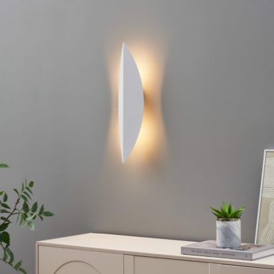 Moulure LED OL-2 6m En Stuc Blanc – éclairage Indirect Mural, Flexible