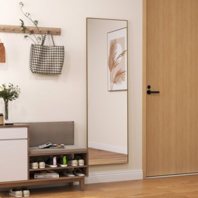 Grand miroir pleine longueur rectangulaire 50 x 160 cm - miroir sur ...