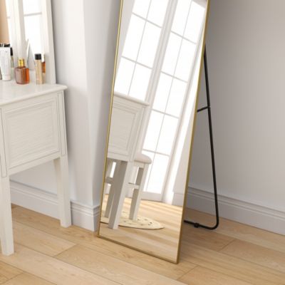 Grand miroir pleine longueur rectangulaire 50 x 160 cm - miroir sur ...