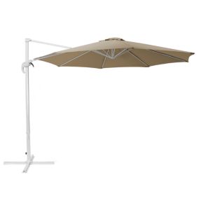 Grand parasol beige sable 300 cm SAVONA