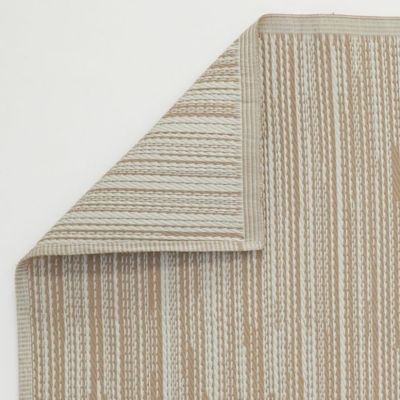 Grand tapis d'extérieur en polypropylène 160 x 230 cm Uni - Beige