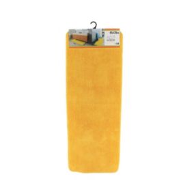 Grand Tapis de salle de bain Jaune en Microfibre Confort et Doux 45 x 120 cm