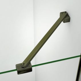 GRAND VERRE Barre de stabilisation mobile 360 degrés 45  cm en aluminium Bronze