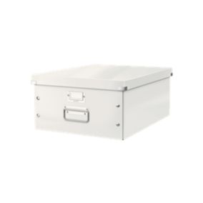 Grande Boîte en Carton avec couvercle format A3+ Multi Usages - Blanc