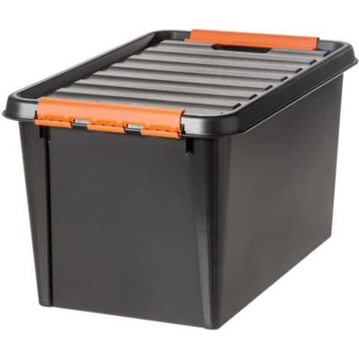 Grande Caisse Professionnelle solide avec couvercle 49 litres