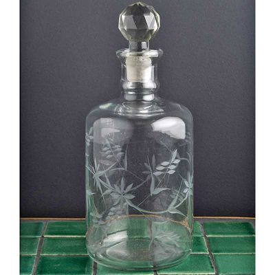 Grande carafe gravé Mona 0.9L 19x11cm