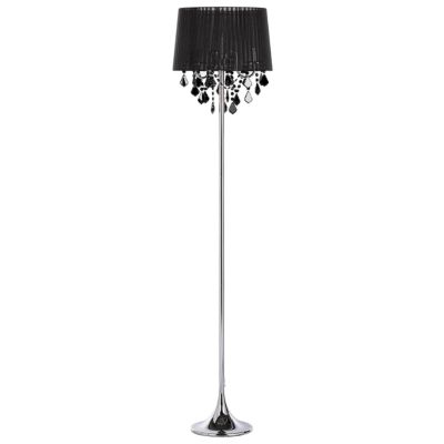 Grande lampe glamour en métal noir EVANS