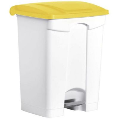 Grande Poubelle à tri à pédale 70 litres pour Sac 240 litres - Jaune