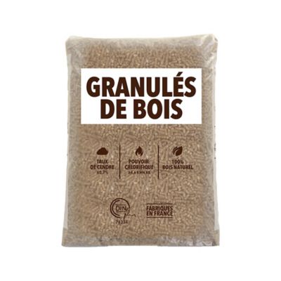 Granulés de bois Din Plus , sac de 15 kg