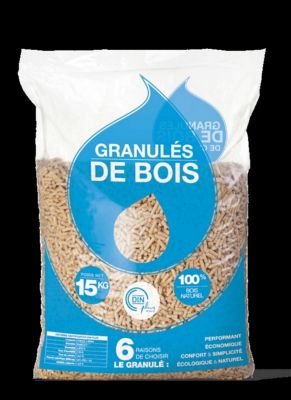 Suinga Granulés de bois 100 % naturel pour chauffage Utilisation pratique  et efficace 75 kg