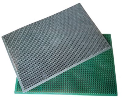 Gratte pied vert trèfle L.60 x l.40 cm