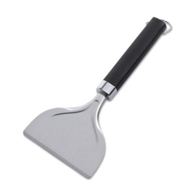 Grattoir pour plancha Weber en acier inoxydable et plastique H31,5 x L14 x P2,8 cm