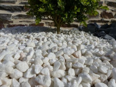Gravier Blanc Brillant 8-12 sac 20 Kg