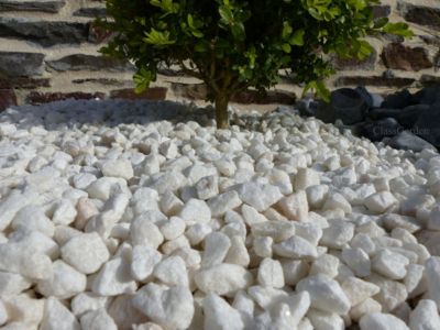 Gravier Blanc Brillant 8-12 sac 20 Kg