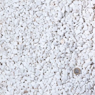 Gravier Blanc Pur 8-16 mm - Sac 20 kg (0,4 m²) - RO'MA NATURE