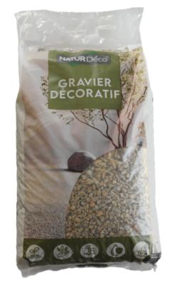 Gravier décoratif blanc carrare 4-6 Natur Déco 7,8kg