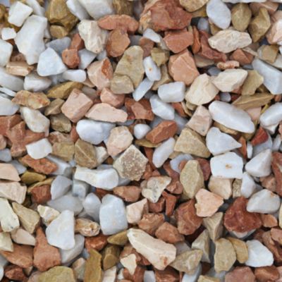 Gravier décoratif multicolore Riviera 8-12mm 25kg