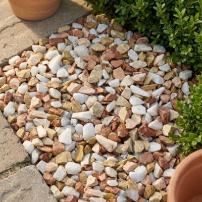 Gravier décoratif multicolore Riviera 8-12mm 25kg