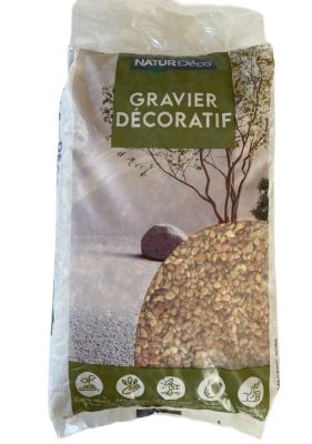 Gravier décoratif rose calcaire 4-6 Natur Déco 7kg