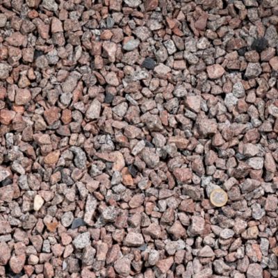 Gravier Granit Rouge 8-16 mm - Lot de 30 sacs de 20 kg (12 m²) - RO'MA NATURE