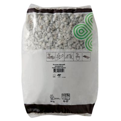 Gravier marbre blanc 8-16 Blooma 25kg