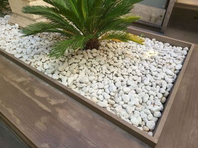 Gravier marbre blanc 8-16 Blooma 25kg