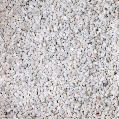 Gravier Marbre Blanc Carrare 8-12 mm - Sac 20 kg (0,4 m²) - RO'MA NATURE