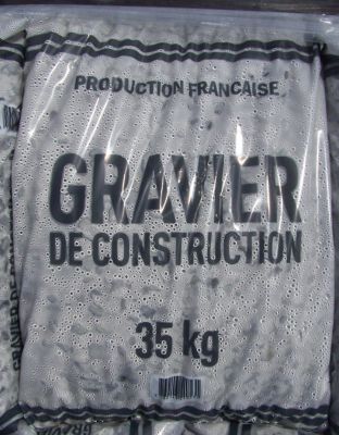 Graviers de construction pour b ton 35kg Castorama