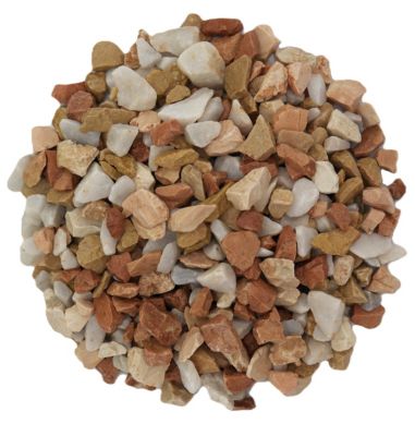 Gravillon concassé mixte marbre Riviera 8/12 en sac de 25 KG
