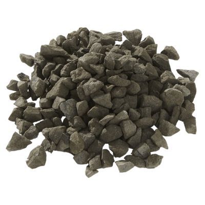Der Naturstein Garten 25 Kg Gravillon De Basalte 8-16 Mm Concassé Anthracite