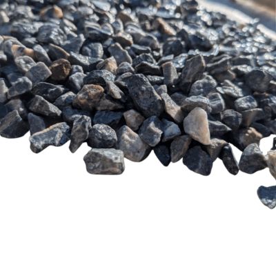 Gravillons concassés marbre bleu-gris 10/14 mm - Lot 15 sacs 25 kg