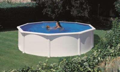 Gre Pools Piscine ronde acier D.3,70m x H: 1,22m - Filtration à sable