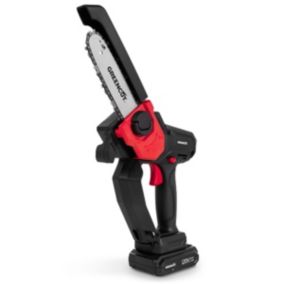 Greencut GSM200L - Tronçonneuse portative à batterie lithium 20V pour l'élagage avec un guide de 152mm, 6'