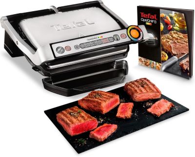 Gril OptiGrill+ Inox 2000W 6 Programmes Auto