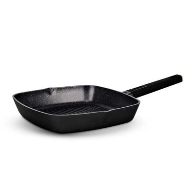 Grill 28cm Fonte D'aluminium Anti Adhésif Tfi Brass Kitchencook