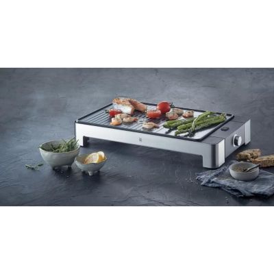 Grill de Table & Plancha WMF LONO - Noir - 2300W - Plaques de cuisson anti-adhésives