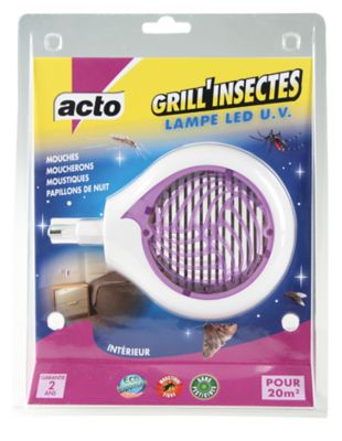 Profile lampe UV anti-insectes 2x6 W