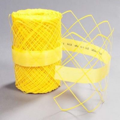 Grillage avertisseurs jaune, L.25 x l.0,3 m