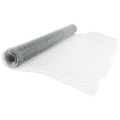 Grillage à Poule Galvanisé 0.4m X 10m - Treillis Hexagonal Résistant Pour Clôture Jardin Et Animaux