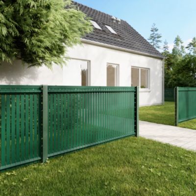 Grillage rigide vert 198,5 x h.103 cm, maille 55 x h.200mm Blooma Louga