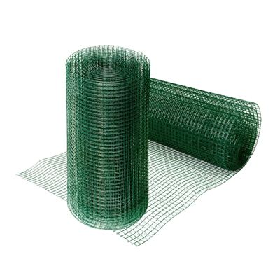 Grillage rouleau soudé  50 cm x 5 m, Tissage carré, Vert, Maillage: 12,7 mm