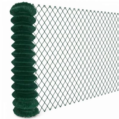Grillage simple torsion plastifié pour clôture de jardin - 20 m x 1.5 m - Maille 5 x 5 cm - Diam 2.1 mm - Vert - Linxor
