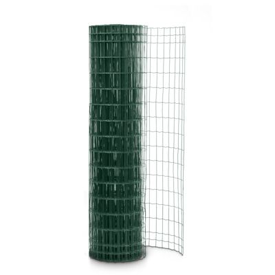 Grillage soudé en rouleau H1m50 x L25m fil 2.5mm maille 100x50 mm Vert