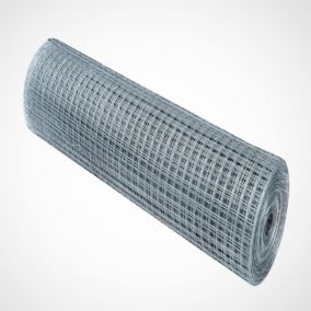 Grillage Souple 1X5 M Composition 100% Acier Galvanisé Rouleau Grillage Fil Électrosoudé Réticulée 6X6MM