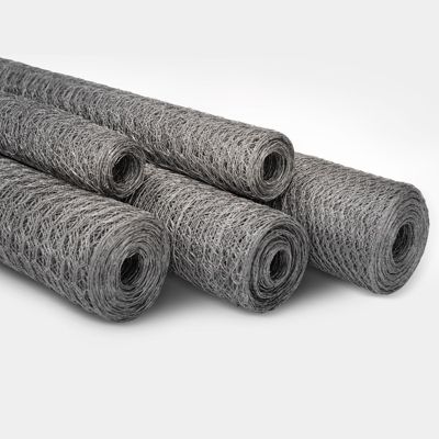 Grillage Triple Torsion, Galvanisé,Maille hexagonale,Maille 25 mm, 100 cm x 10 m
