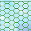 Grillage triple torsion vert 13 x 13mm, L.2,5 x h.0,5 m