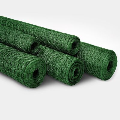 Grillage Triple Torsion, Vert,Maille hexagonale,Maille 25 mm, 100 cm x 10 m
