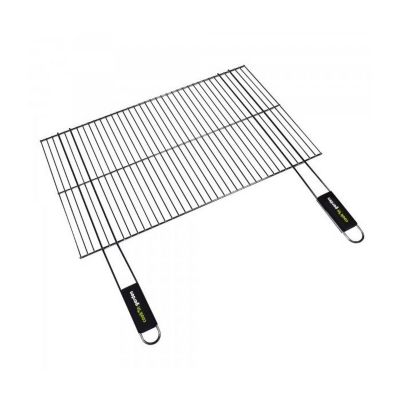 Grille barbecue en acier chromé - 67x40cm