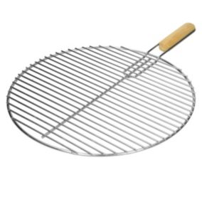 Grille barbeque en acier inoxydable BBQ grillage foyer cuisson ronde 44,5 cm